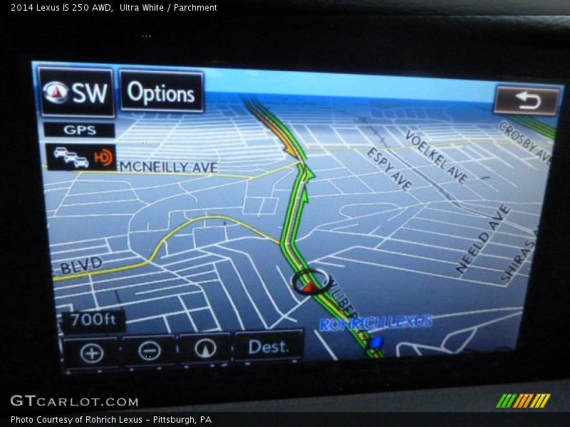 Ultra White / Parchment 2014 Lexus IS 250 AWD