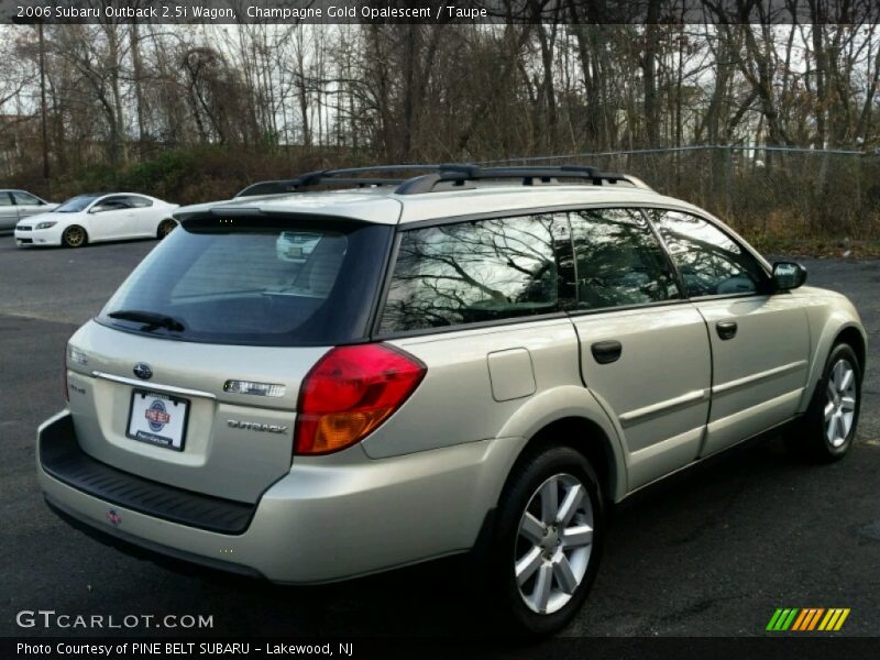 Champagne Gold Opalescent / Taupe 2006 Subaru Outback 2.5i Wagon