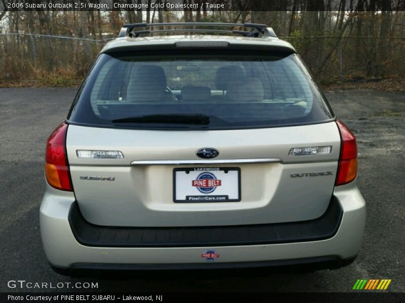 Champagne Gold Opalescent / Taupe 2006 Subaru Outback 2.5i Wagon