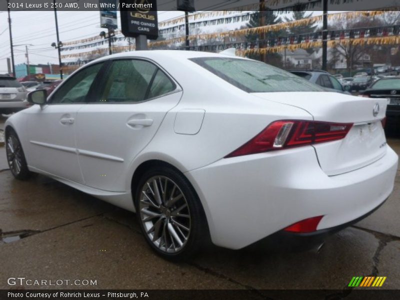 Ultra White / Parchment 2014 Lexus IS 250 AWD