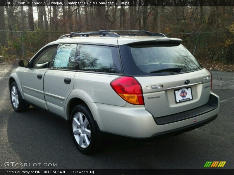 Champagne Gold Opalescent / Taupe 2006 Subaru Outback 2.5i Wagon