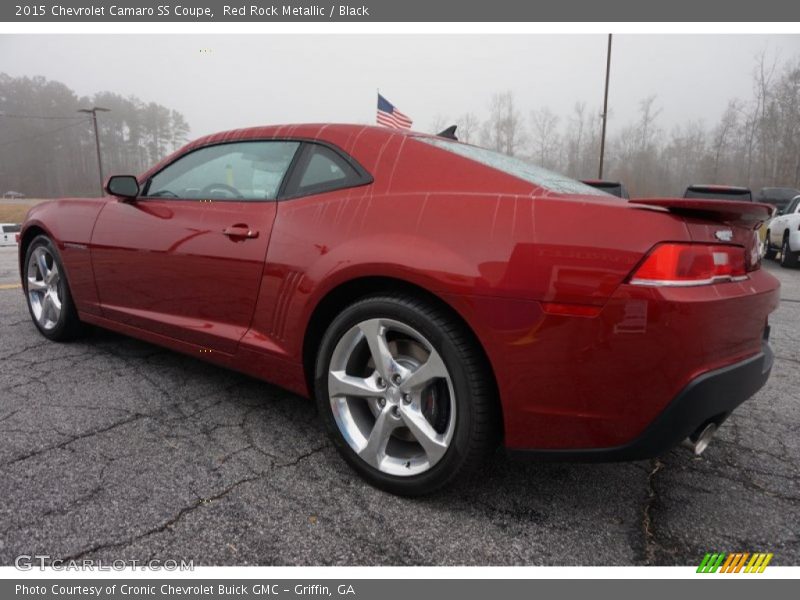Red Rock Metallic / Black 2015 Chevrolet Camaro SS Coupe