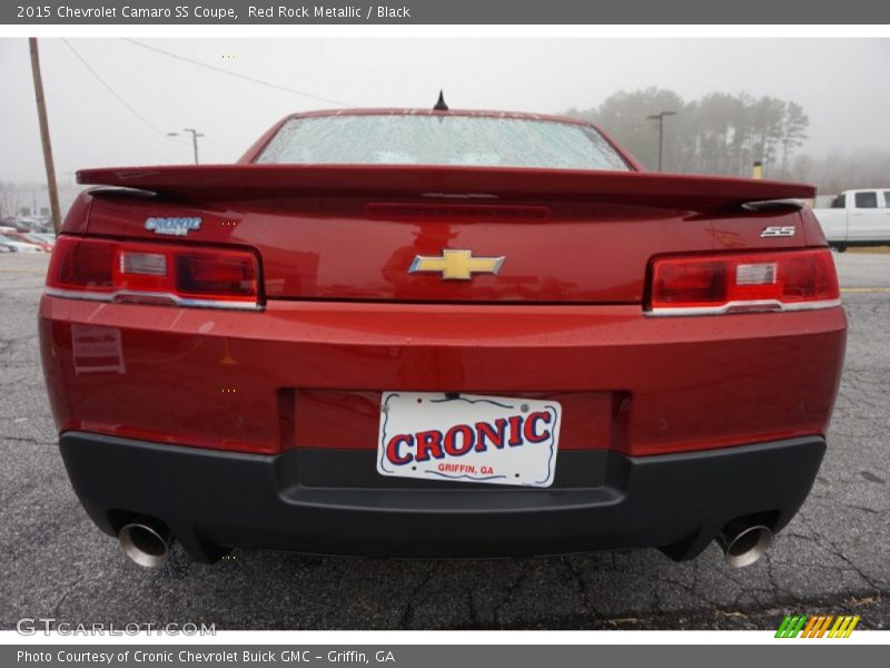 Red Rock Metallic / Black 2015 Chevrolet Camaro SS Coupe