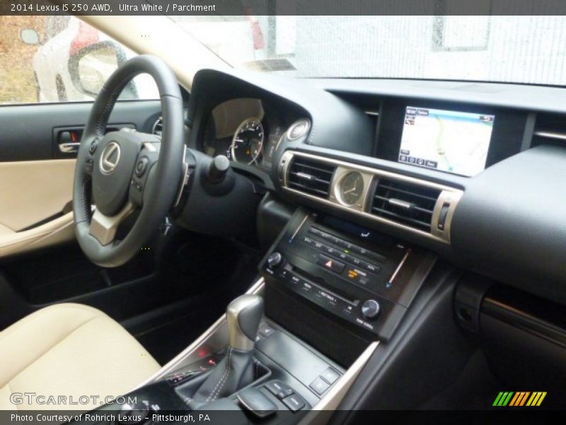 Ultra White / Parchment 2014 Lexus IS 250 AWD