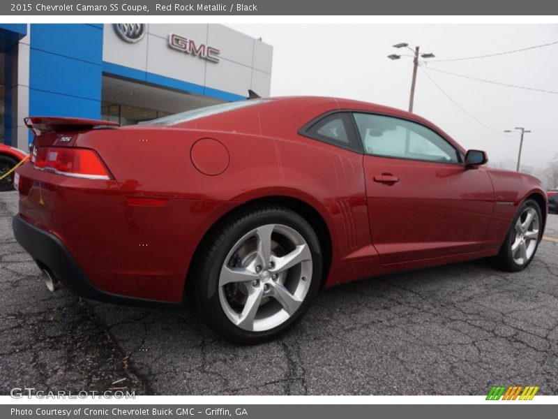 Red Rock Metallic / Black 2015 Chevrolet Camaro SS Coupe