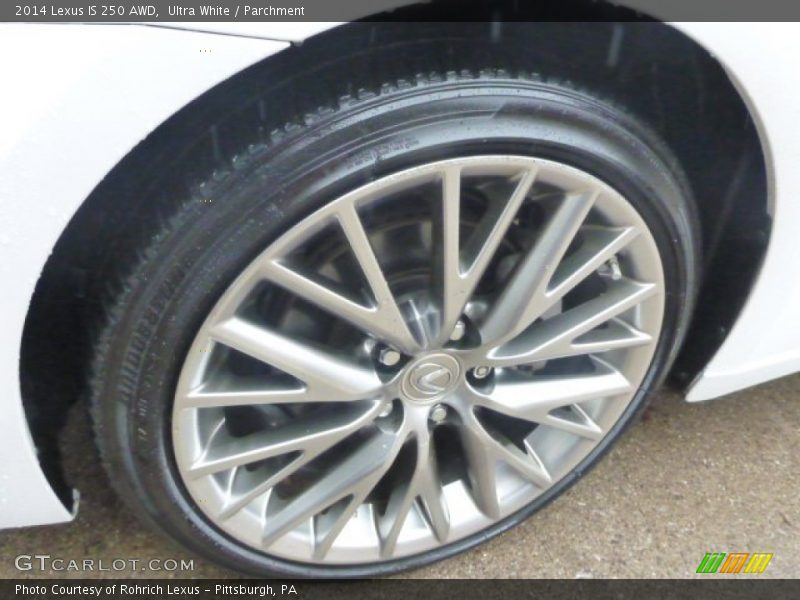 Ultra White / Parchment 2014 Lexus IS 250 AWD