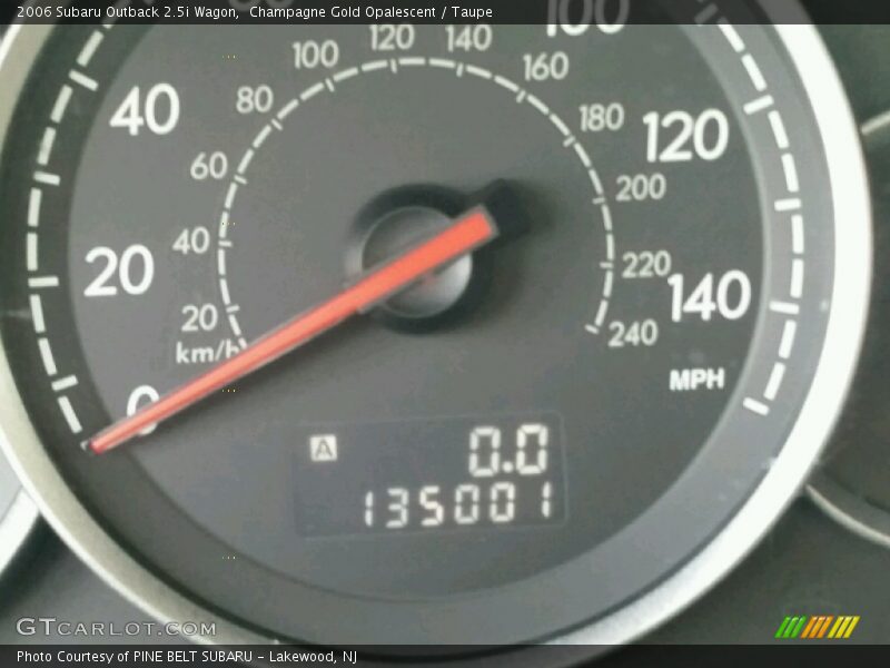 Champagne Gold Opalescent / Taupe 2006 Subaru Outback 2.5i Wagon