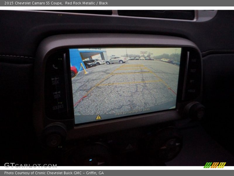 Red Rock Metallic / Black 2015 Chevrolet Camaro SS Coupe