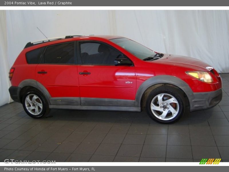 Lava Red / Graphite 2004 Pontiac Vibe