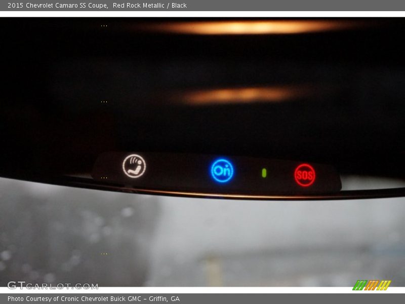 Red Rock Metallic / Black 2015 Chevrolet Camaro SS Coupe
