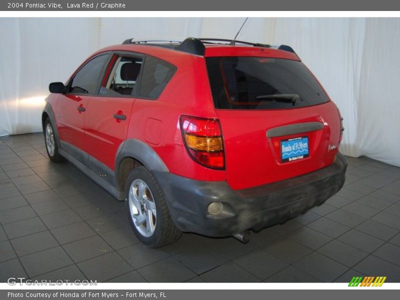 Lava Red / Graphite 2004 Pontiac Vibe