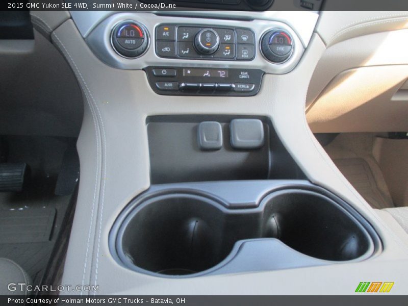 Summit White / Cocoa/Dune 2015 GMC Yukon SLE 4WD