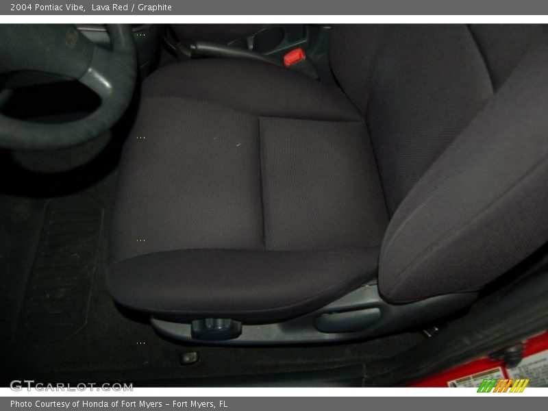 Lava Red / Graphite 2004 Pontiac Vibe