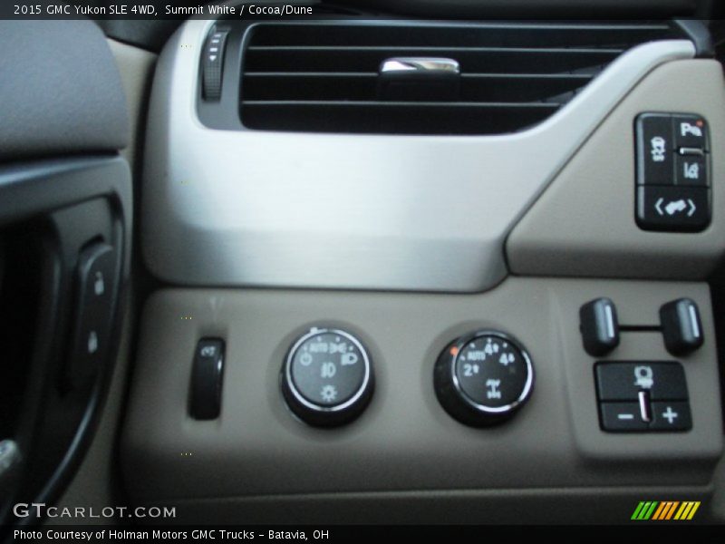 Summit White / Cocoa/Dune 2015 GMC Yukon SLE 4WD