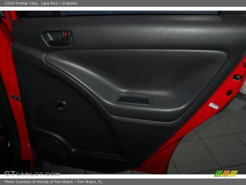 Lava Red / Graphite 2004 Pontiac Vibe