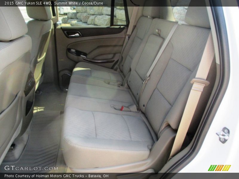 Summit White / Cocoa/Dune 2015 GMC Yukon SLE 4WD