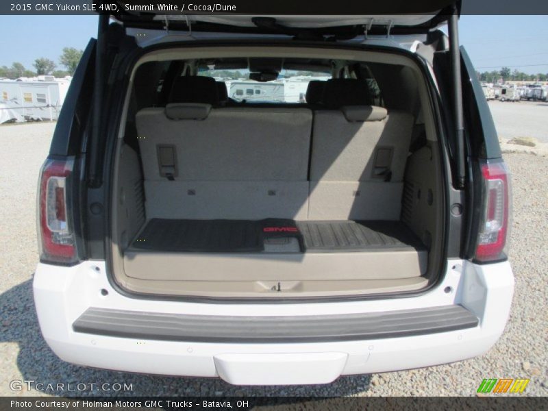 Summit White / Cocoa/Dune 2015 GMC Yukon SLE 4WD