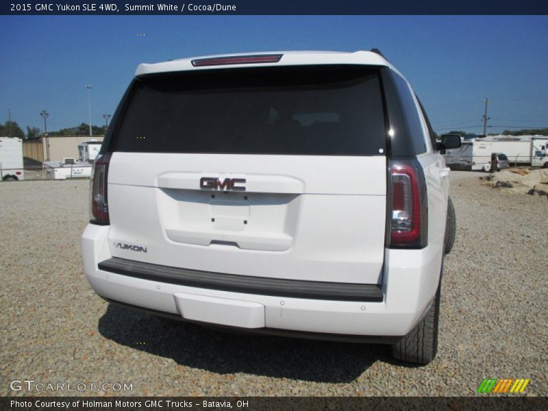 Summit White / Cocoa/Dune 2015 GMC Yukon SLE 4WD
