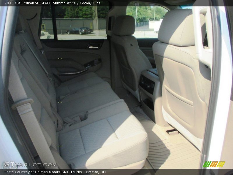 Summit White / Cocoa/Dune 2015 GMC Yukon SLE 4WD