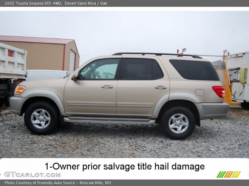 Desert Sand Mica / Oak 2002 Toyota Sequoia SR5 4WD
