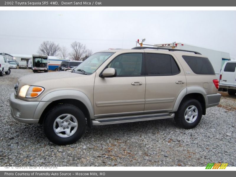 Desert Sand Mica / Oak 2002 Toyota Sequoia SR5 4WD