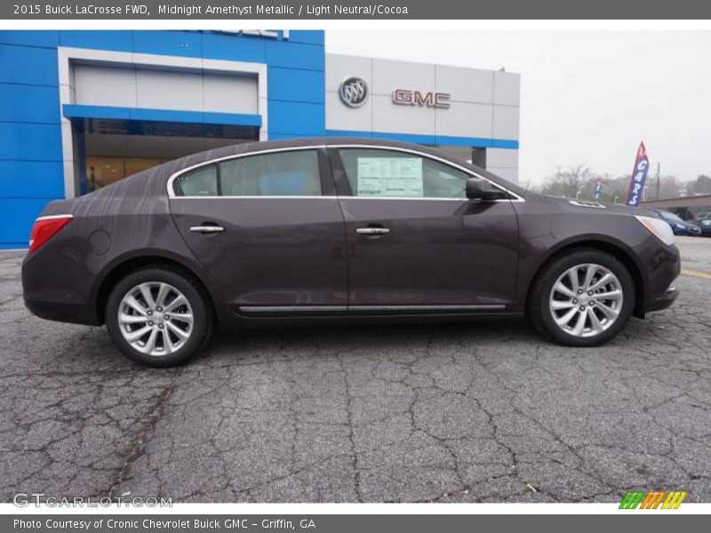 Midnight Amethyst Metallic / Light Neutral/Cocoa 2015 Buick LaCrosse FWD