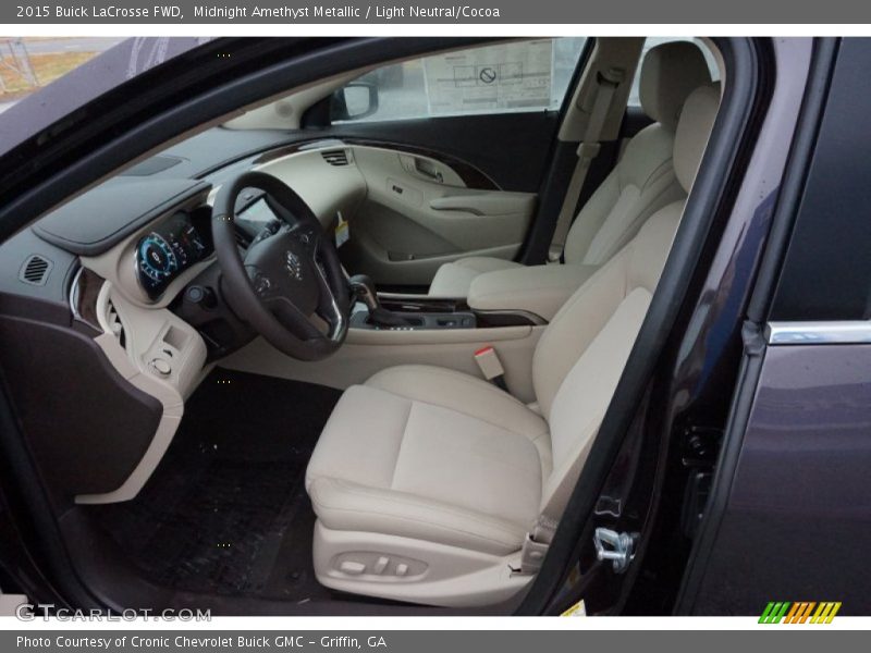 Front Seat of 2015 LaCrosse FWD