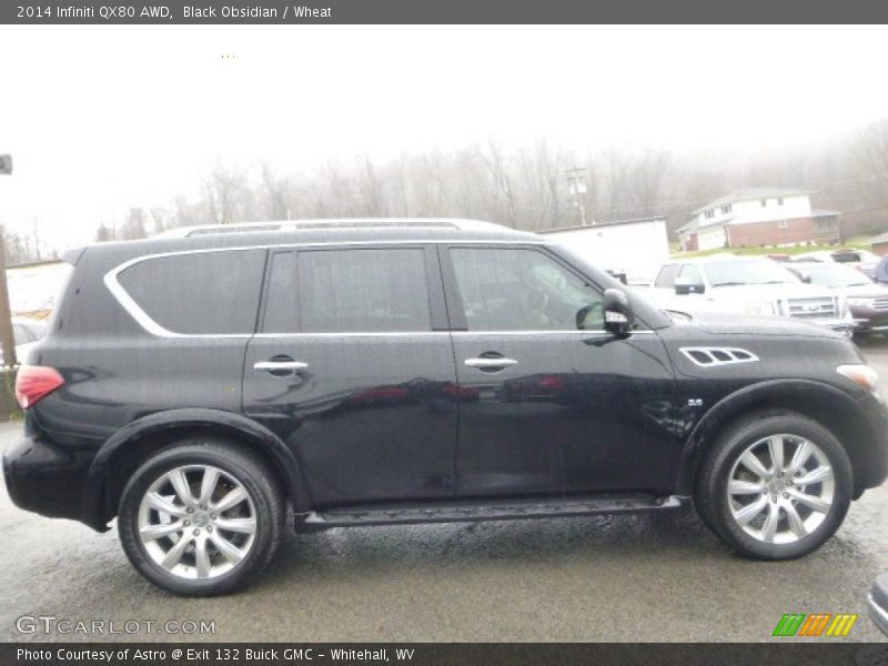 Black Obsidian / Wheat 2014 Infiniti QX80 AWD