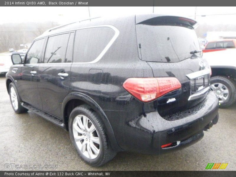 Black Obsidian / Wheat 2014 Infiniti QX80 AWD