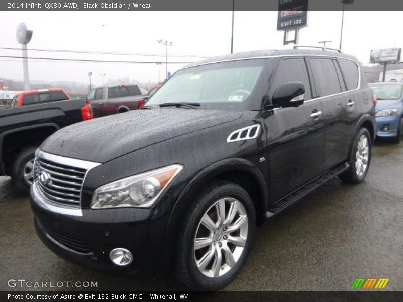 Black Obsidian / Wheat 2014 Infiniti QX80 AWD