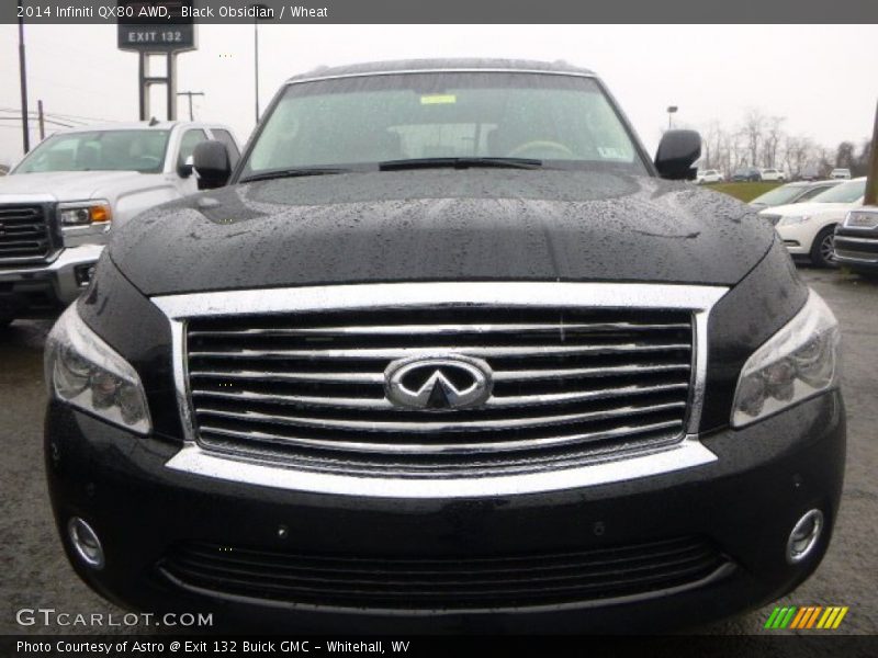 Black Obsidian / Wheat 2014 Infiniti QX80 AWD