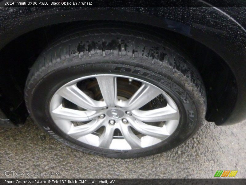 Black Obsidian / Wheat 2014 Infiniti QX80 AWD