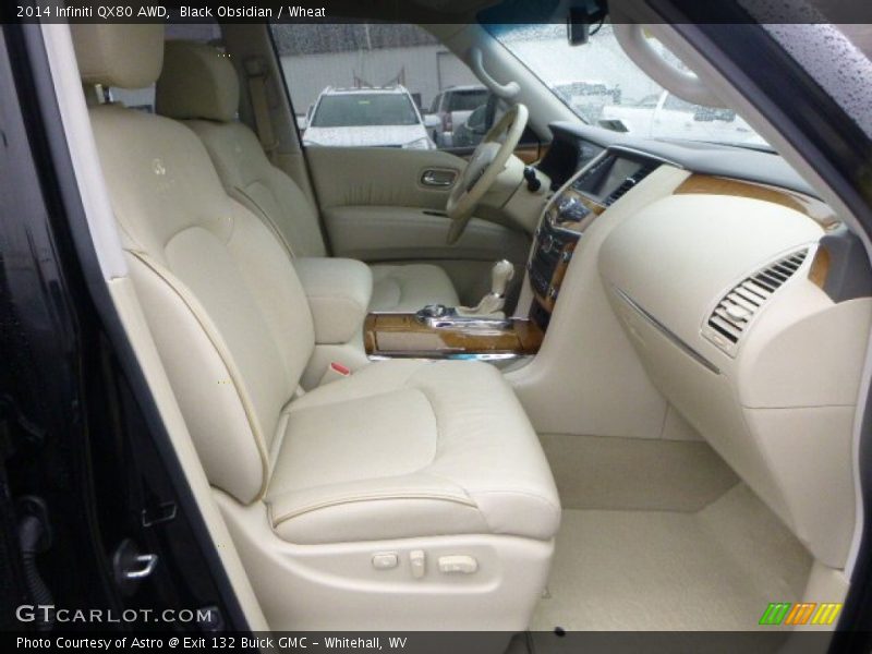 Black Obsidian / Wheat 2014 Infiniti QX80 AWD