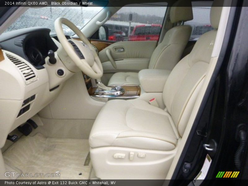 Black Obsidian / Wheat 2014 Infiniti QX80 AWD