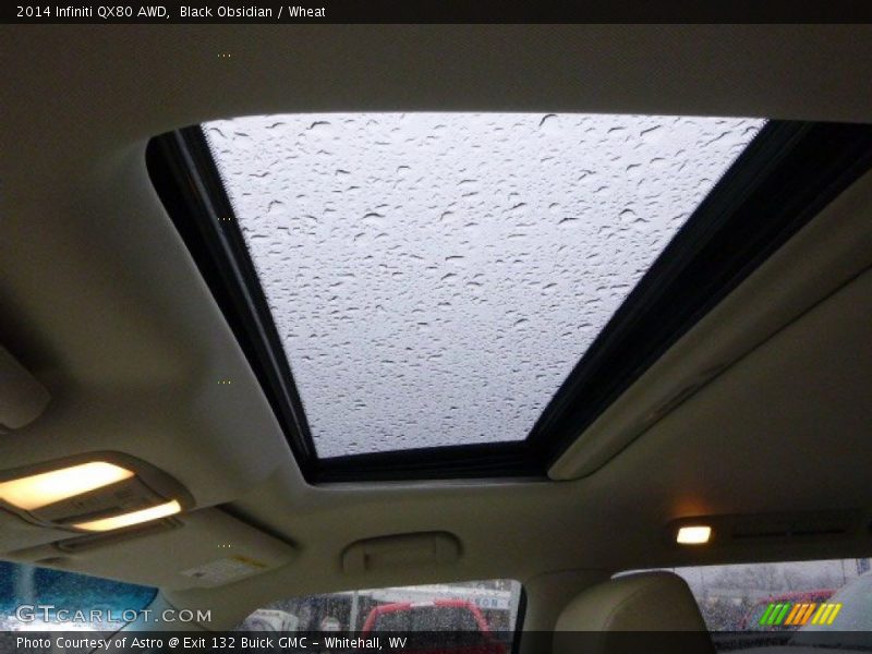 Black Obsidian / Wheat 2014 Infiniti QX80 AWD