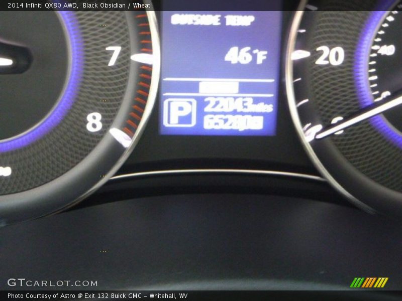 Black Obsidian / Wheat 2014 Infiniti QX80 AWD