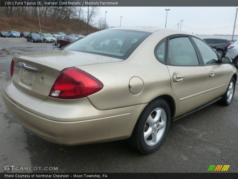 Harvest Gold Metallic / Medium Parchment 2001 Ford Taurus SE