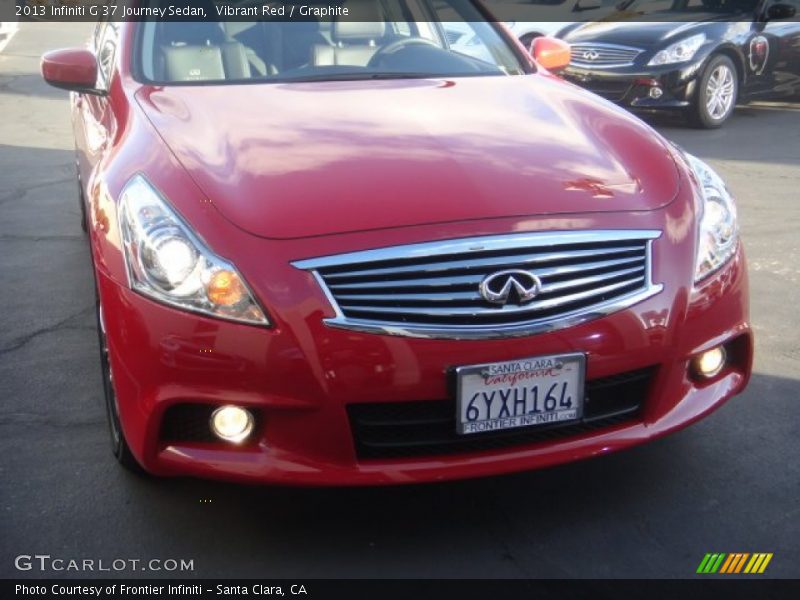 Vibrant Red / Graphite 2013 Infiniti G 37 Journey Sedan