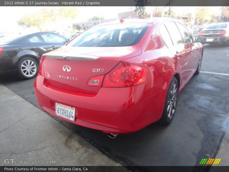 Vibrant Red / Graphite 2013 Infiniti G 37 Journey Sedan
