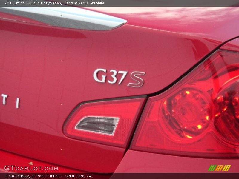 Vibrant Red / Graphite 2013 Infiniti G 37 Journey Sedan