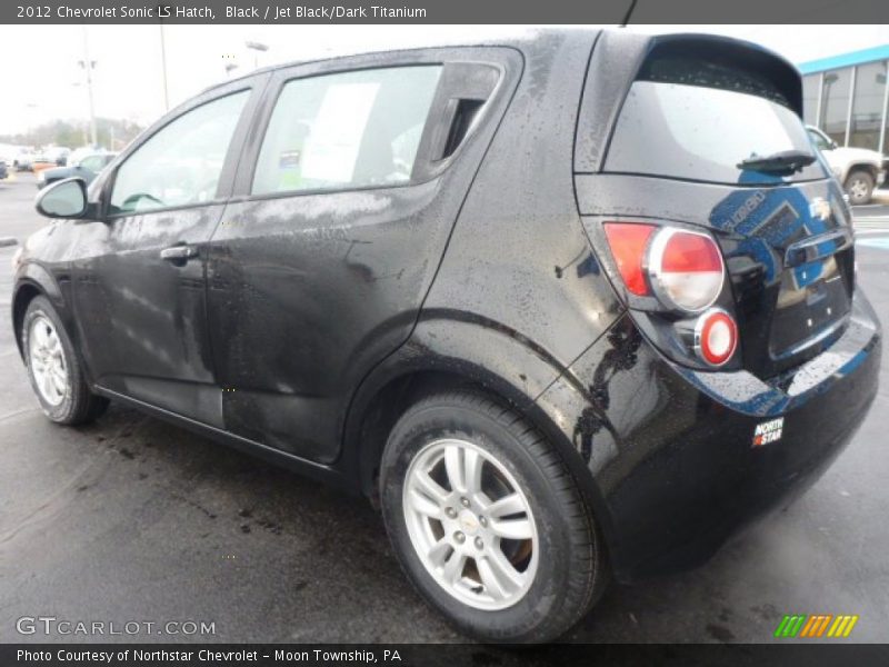 Black / Jet Black/Dark Titanium 2012 Chevrolet Sonic LS Hatch