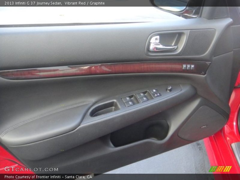 Vibrant Red / Graphite 2013 Infiniti G 37 Journey Sedan