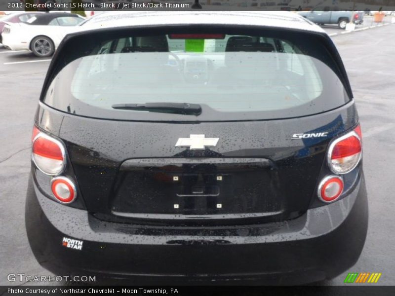 Black / Jet Black/Dark Titanium 2012 Chevrolet Sonic LS Hatch