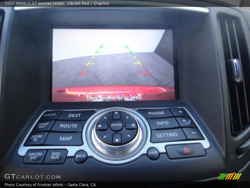 Vibrant Red / Graphite 2013 Infiniti G 37 Journey Sedan