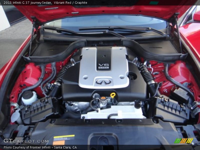 Vibrant Red / Graphite 2013 Infiniti G 37 Journey Sedan