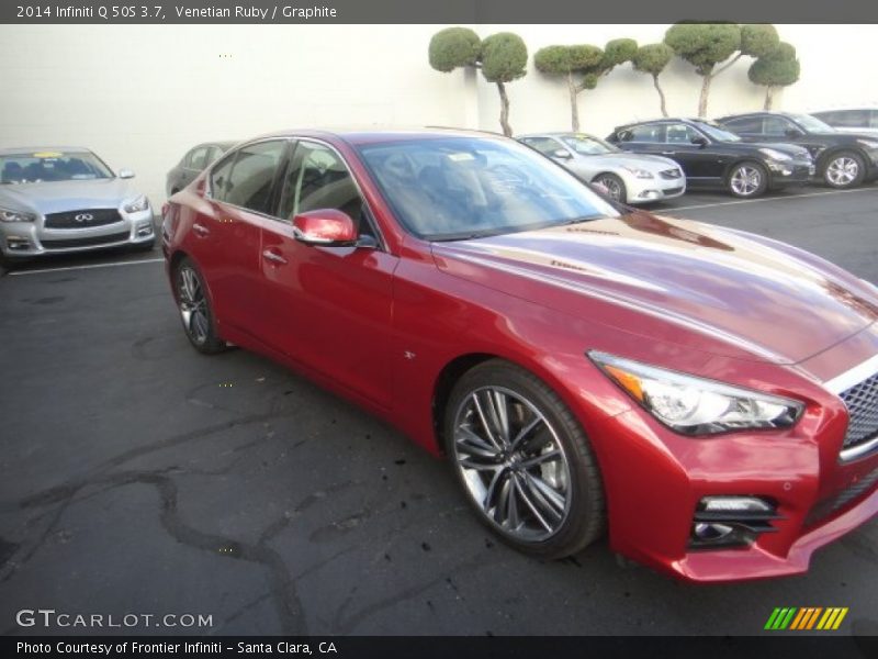 Venetian Ruby / Graphite 2014 Infiniti Q 50S 3.7