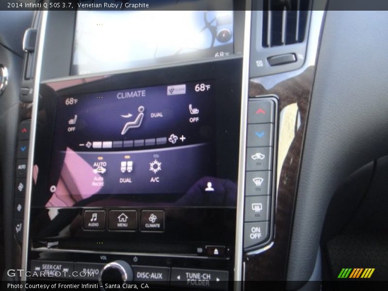 Venetian Ruby / Graphite 2014 Infiniti Q 50S 3.7