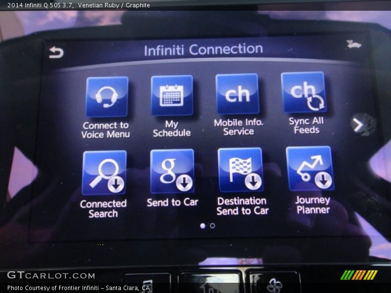 Venetian Ruby / Graphite 2014 Infiniti Q 50S 3.7