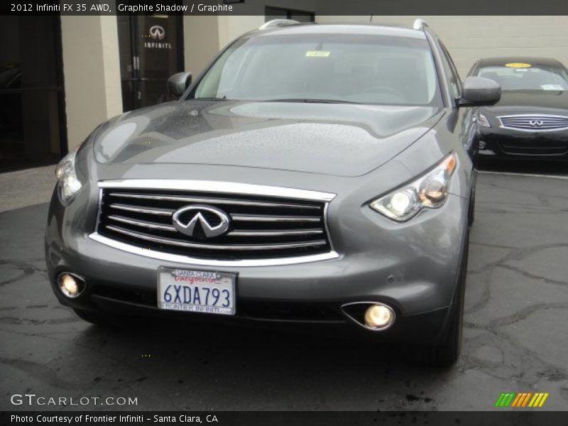 Graphite Shadow / Graphite 2012 Infiniti FX 35 AWD