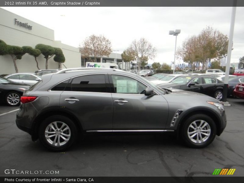 Graphite Shadow / Graphite 2012 Infiniti FX 35 AWD